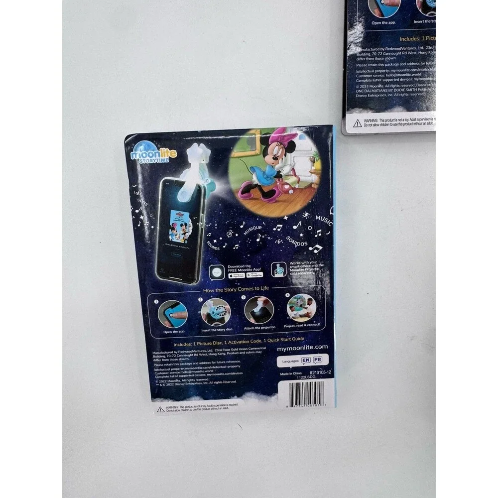 Disney Moonlite Story Reel Storytime Projector Lot of 3 Fast Shipping